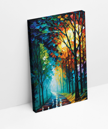 Impasto Tree III - Printed Canvas
