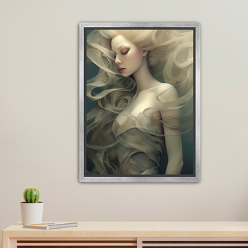 Beautiful Tangle - Framed Canvas Print